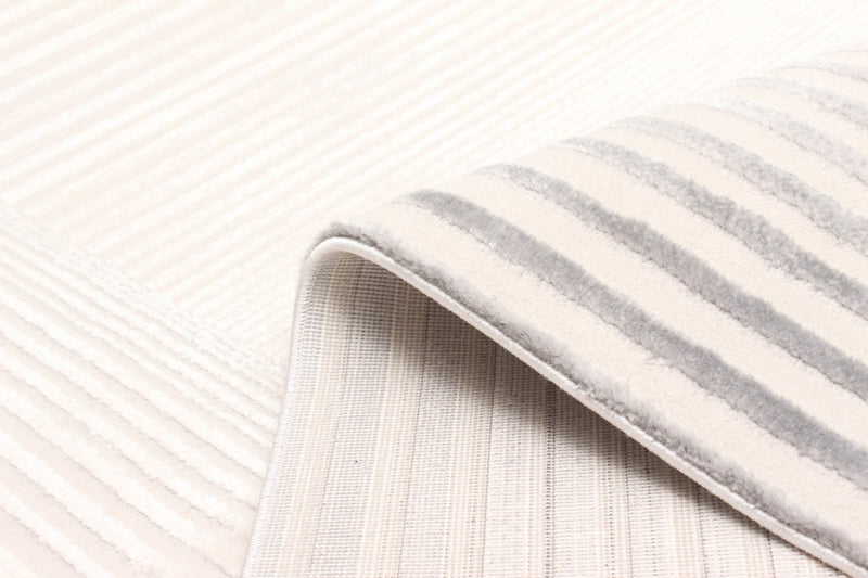 Tapis Contemporain/Moderne Ramona 8'0\" x 10'0\" en Gris