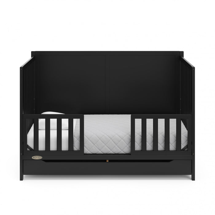 Graco Melrose Lit de bebe convertible 5-en-1 avec tiroir - Noir