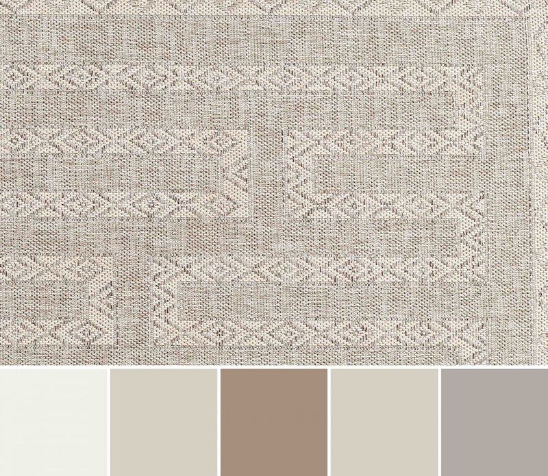 Tapis Transitionnel Maze 8'0\" x 10'0\" en Gris