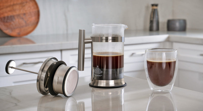 Cafetière à piston Simpli Press écologique et de qualité supérieure - SIM-340-BLA
