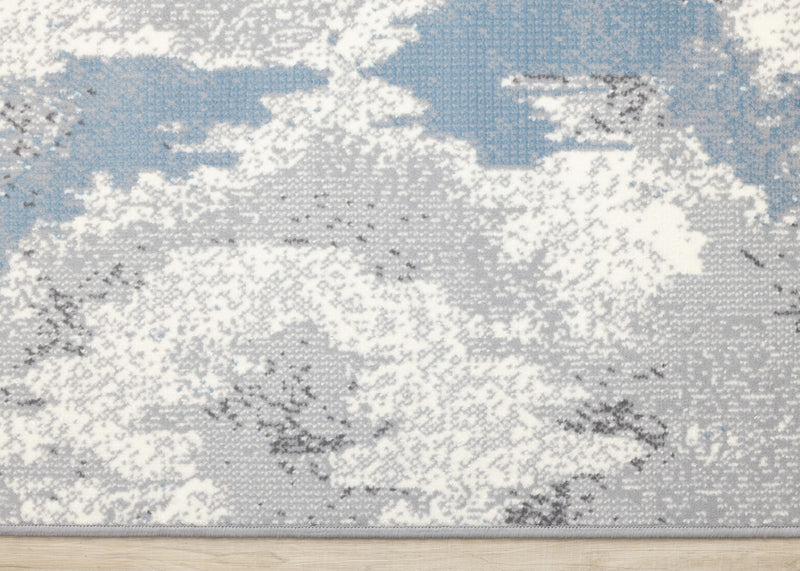 Carpette Florence à motif damassé délavé pour l'intérieur - 4 pi 7 po x 6 pi 7 po