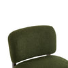 Coco Modern Boucle Lounge Chair with Solid Wood Frame, Green | Coco Fauteuil de Salon Moderne en Bouclette avec Cadre en Bois Massif, Vert