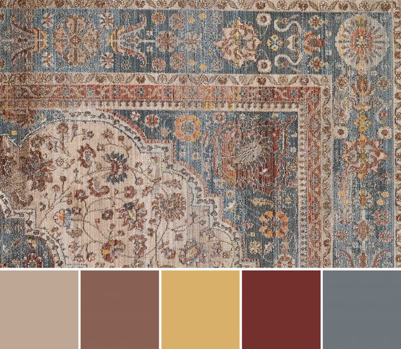 Tapis Traditionnel Irina 2'6\" x en Multi