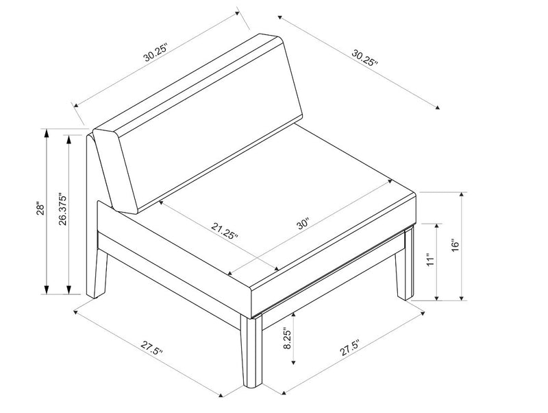 Fauteuil de terrasse Summerlyn en tissu pour l’intérieur et l’extérieur - noyer