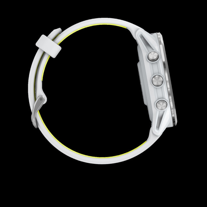 Garmin Forerunner 970 Smartwatch 47mm, Amoled, Titanium Whitestone/amp Yellow, Gps Fitness, Running, Triathlon, 15-jour Batterie