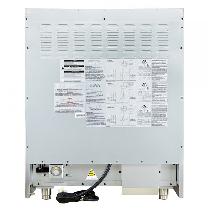 Cuisiniere a double combustible Galiano de 30 po, blanche, 4.32 pi³ - FFSGS6356-30BLK