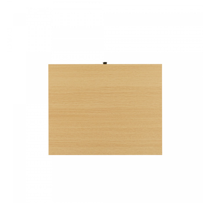 Table de nuit moderne Amara 20\" en chene clair (1 tiroir)