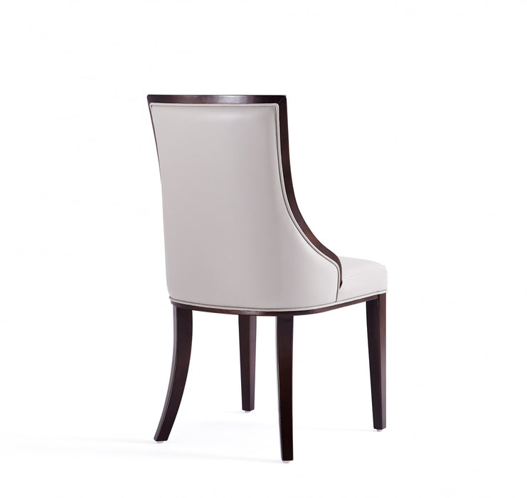Ensemble de 6 chaises de salle a manger Grand Traditionnel en gris clair