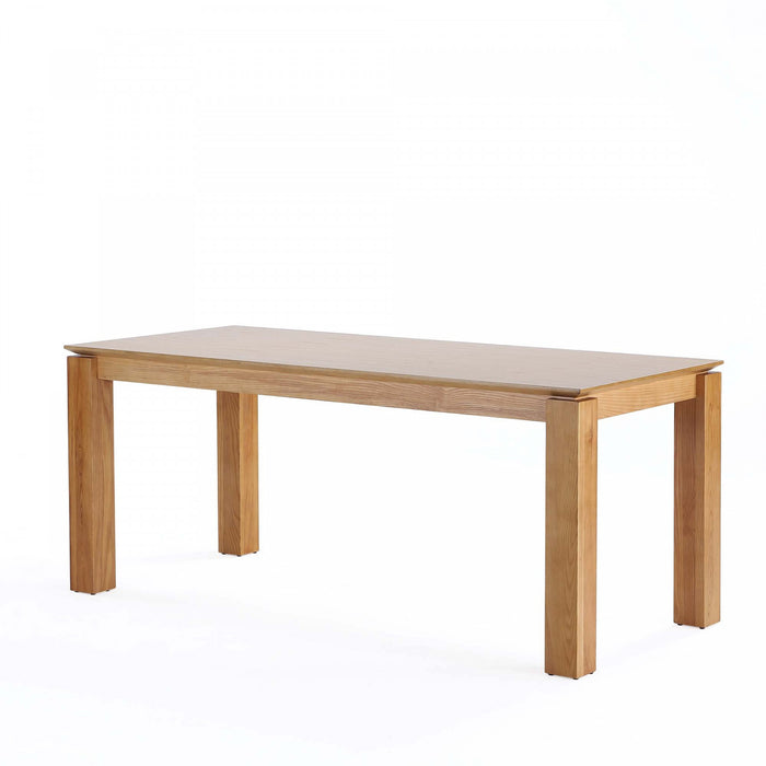 Colbert et Rockaway Ensemble de salle a manger moderne chic industriel 9 pieces en naturel