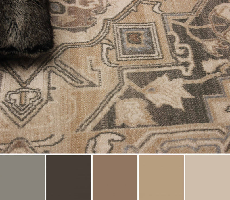 Carpette Addie beige - 5 pi 0 po x 8 pi 0 po  