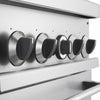 FORNO Commerciale 24 Inch Stainless Steel Gas Range, 4 Burners, 120,000 BTU Total - FCMGR0093-24 | Cuisiniere a gaz Commerciale en acier inoxydable de 24 po, 4 bruleurs, 120 000 BTU – FCMGR0093-24