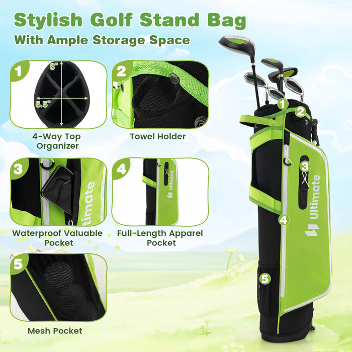 Ultimate Junior Complete Golf Club Set Pour Enfants Ages De 11 A 13 Ans