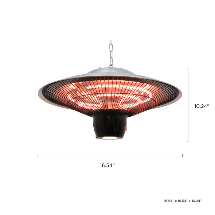 Radiateur de terrasse suspendu électrique à DEL et à infrarouge Westinghouse - WES31-1544
