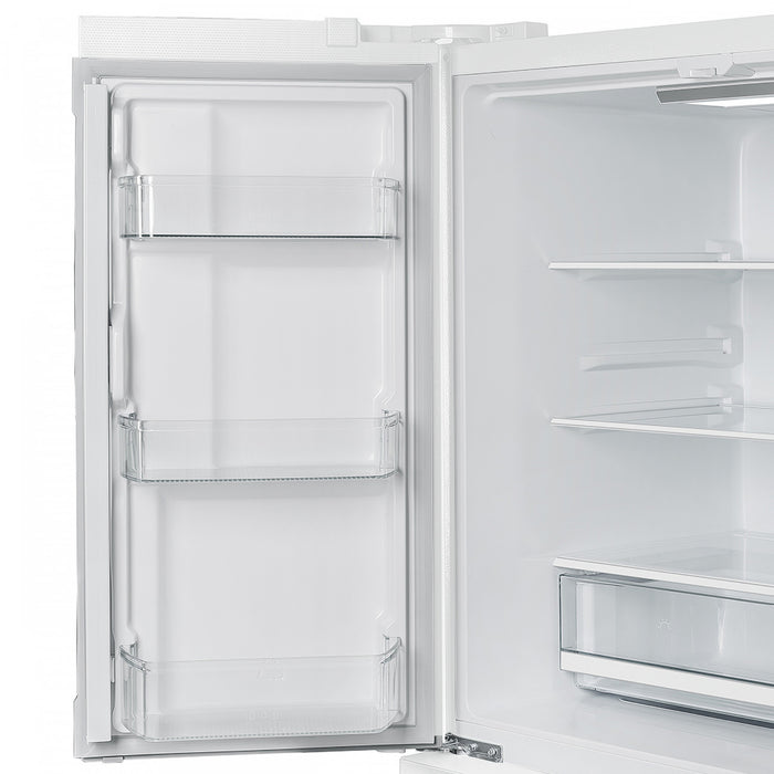 Refrigerateur Espresso Moena de 36 po a portes francaises, blanc, 19,2 pi³ – FFRBI1820-36WHT