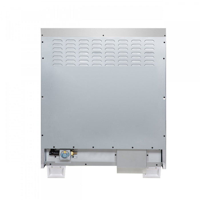 Cuisiniere a double combustible Capriasca 30 po, blanche, 4.32 pi³ – FFSGS6387-30WHT