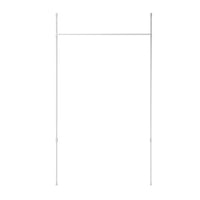 Tringle à rideaux et séparateur de pièce extensible Anywhere de Umbra nickel métallique - 36 po à 66 po