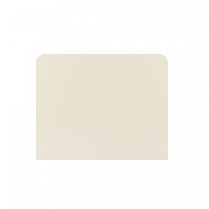 Table de nuit moderne Ella 20\" en creme (1 tiroir) - Lot de 2
