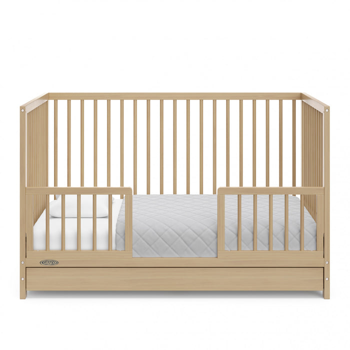 Graco Teddi Lit de bebe convertible 5-en-1 avec tiroir - Bois clair