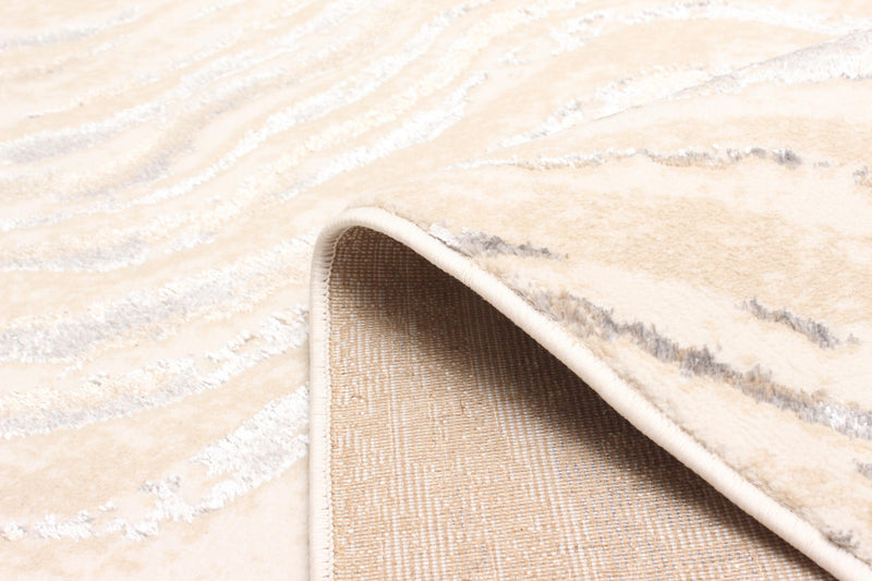 Tapis Contemporain/Moderne Clara 8'0\" x 10'0\" en Ivoire