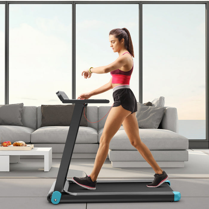 Marque Costway Tapis De Course/marche Compact Electrique Pliant Avec Application Haut Parleur