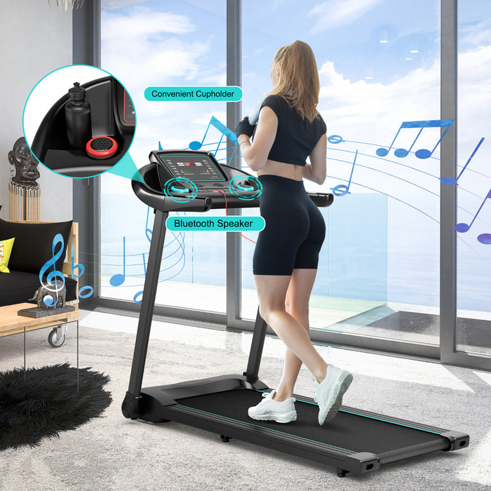 Machine De Course Electrique De Marque Superfit De 2,28 Cv Tapis De Course Avec Haut-parleur Bluetooth Controle Via Une Application