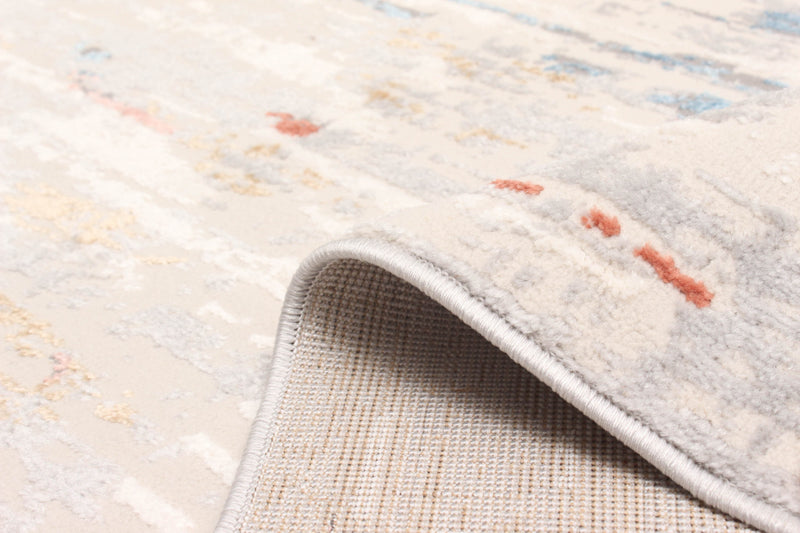 Tapis Contemporain/Moderne Juniper 5'0\" x 8'0\" en Ivoire