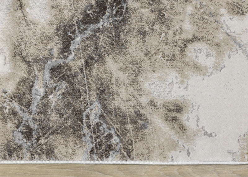 Carpette London à motif marbré pour l’intérieur - 5 pi 3 po x 7 pi 7 po