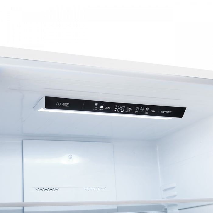 Refrigerateur Milano Espresso de 31 po avec congelateur inferieur, blanc, 17,2 pi³ – FFFFD1785-31WHT