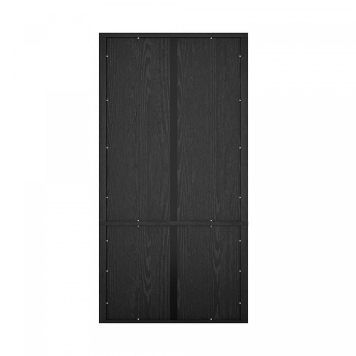 Armoire bibliotheque moderne Rivington 40\" en noir