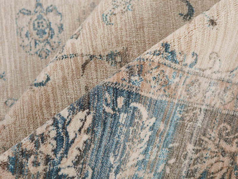 Tapis Traditionnel Monet 2'6\" x 8'0\" en Bleu