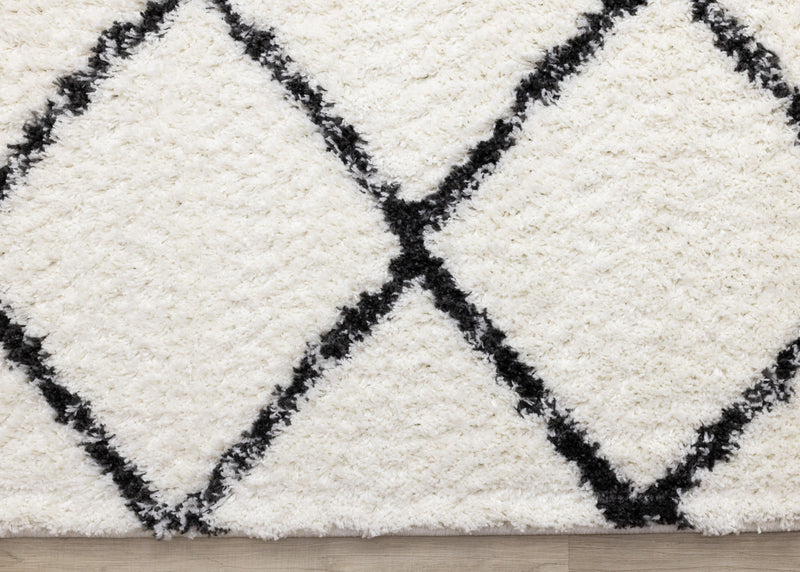 Carpette Taylor à motif de treillis pour l'intérieur - 5 pi 3 po x 7 pi 7 po