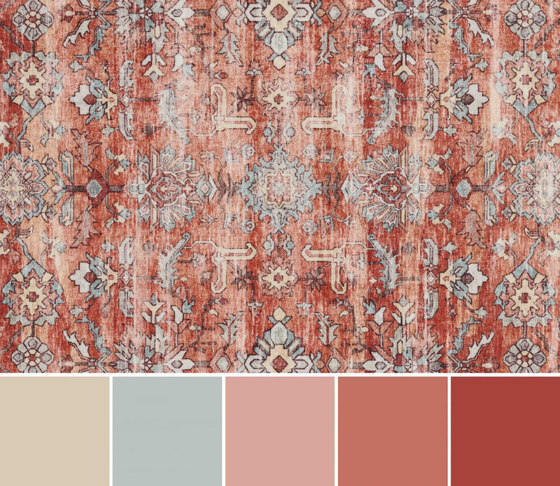 Tapis Traditionnel Ruby 6'6\" x 9'0\" en brun