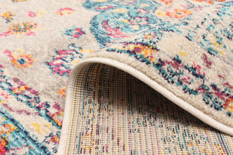 Tapis Traditionnel Daria 5'0\" x 8'0\" en Gris