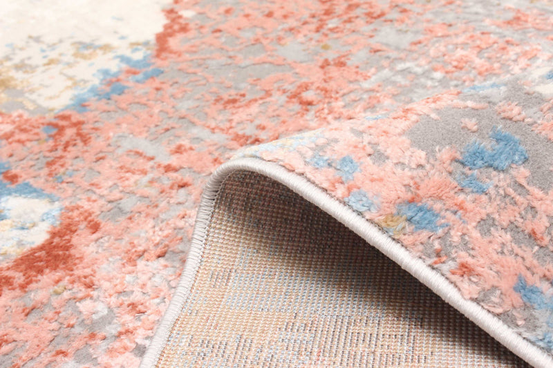 Tapis Contemporain/Moderne Bronte 5'0\" x 8'0\" en Ivoire