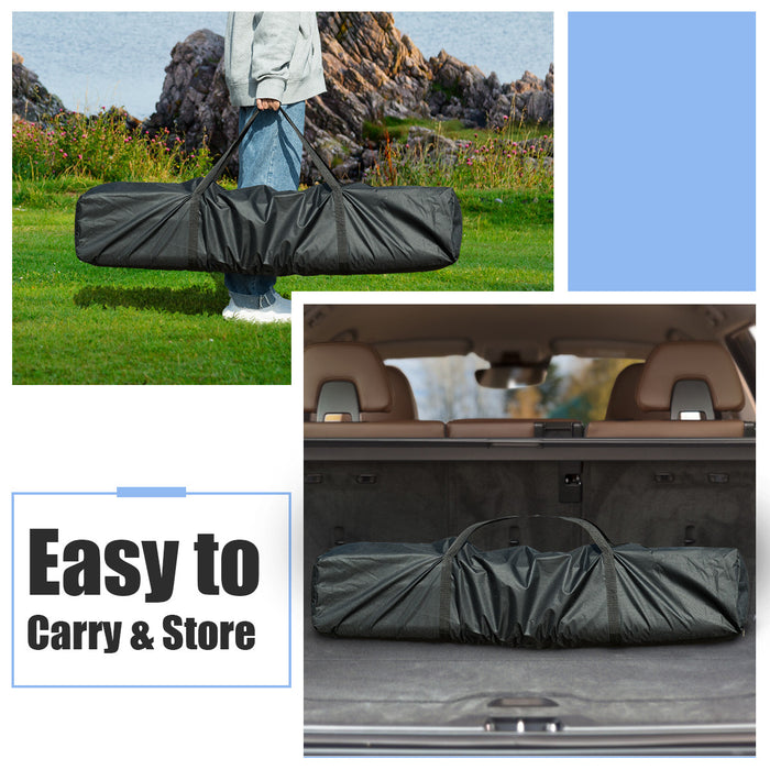 Costway 10’x10’ Fodling Pop Up Tente Gazebo Canopy Mesh Flanc