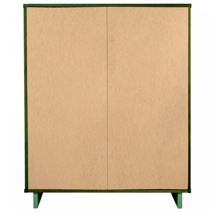 Commode Granville Moderne 38\" en vert sauge (5 tiroirs)