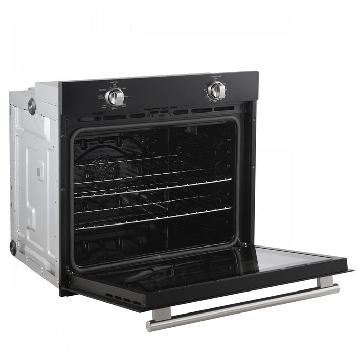 Four mural simple Vomero 30 po, noir, four a convection de 5 pi³ - FBOEL1370-30BLK