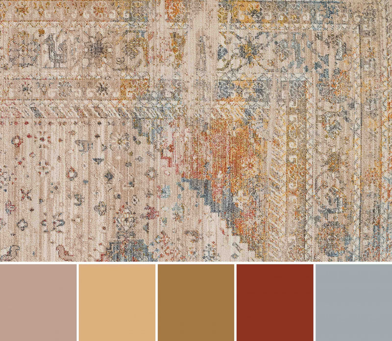 Tapis Traditionnel Ethel 8'0\" x en Multi