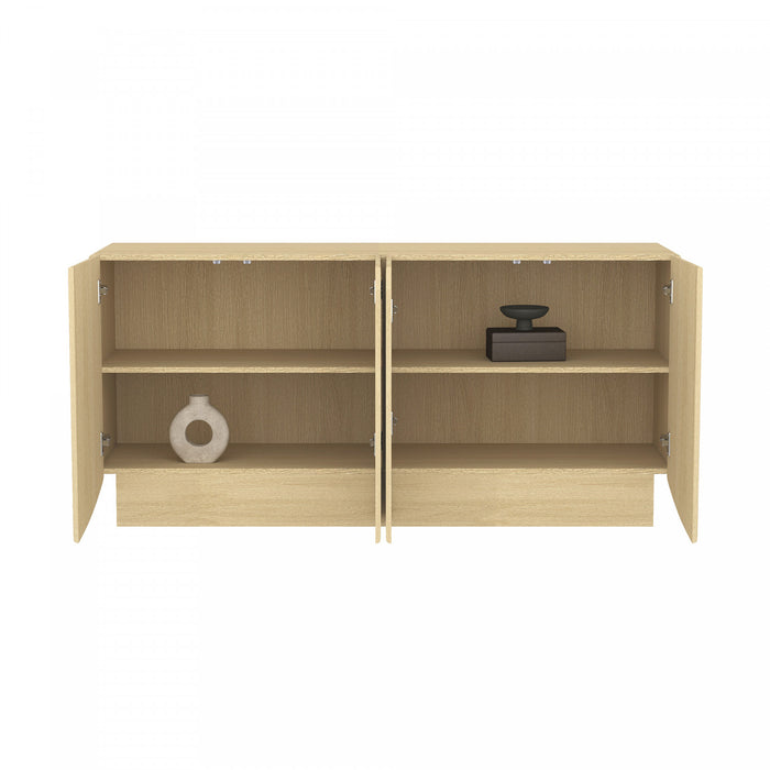 Buffet contemporain Ardea 60\" en chene naturel