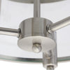 Salerno 3 Light Semi-flush mount Ceiling Light, Onyx, 13"D Lamp | Salerno Plafonnier semi-encastre a 3 lumieres, Onyx, 13 po de diametre