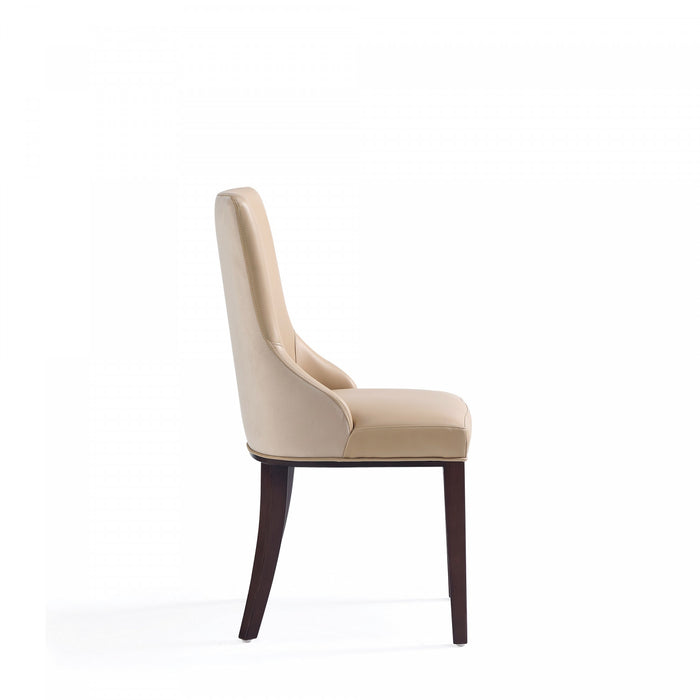 Ensemble moderne de 6 chaises de salle a manger Shubert en beige