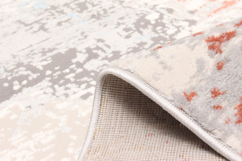 Tapis Contemporain/Moderne Arlo 8'0\" x 10'0\" en Ivoire