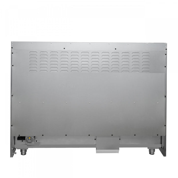 Cuisniniere a combustible Galiano de 48 po, noire, doubles fours de 6,58 pi³ – FFSGS6356-48BLK