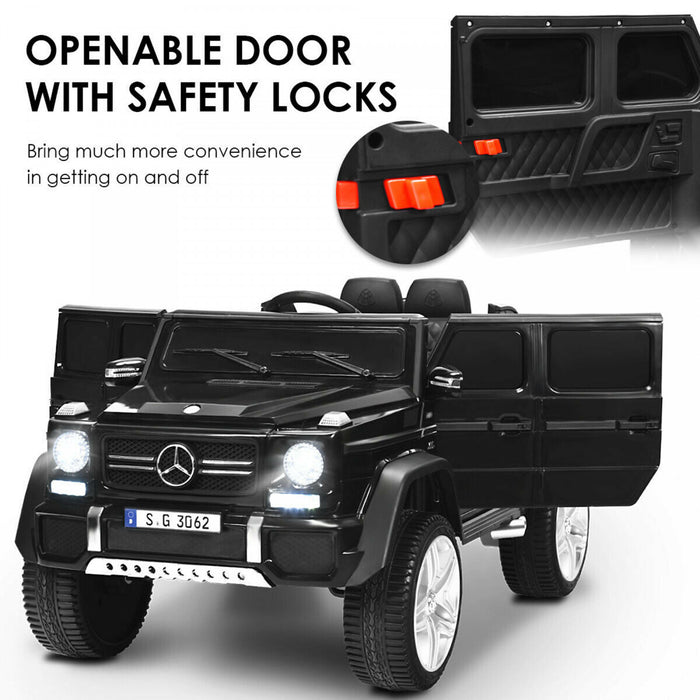 12v Autorise Mercedes-benz Enfants Roulent Sur La Voiture Rc Vehicules Motorises W / Coffre Noir