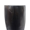 Brio 26.57" Rustic Tree-Stump MGO Accent Table, Unique Wood Grain Indoor Side Table, Black | Table d'appoint style souche Brio 26,57 pouces MGO, table laterale interieure grain de bois unique, noir