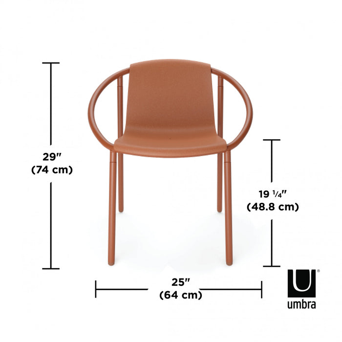 Chaise d’appoint moderne Ringo de Umbra - sierra
