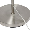 Liam Modern 2 Light Floor Lamp, Brushed Nickel, 66"H | Liam Lampadaire moderne a 2 lumieres, Nickel brosse, 66 po H