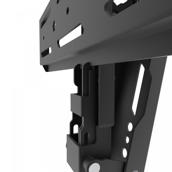 Support mural inclinable discret Kanto PT400 pour televiseurs de 40 a 120 pouces, noir