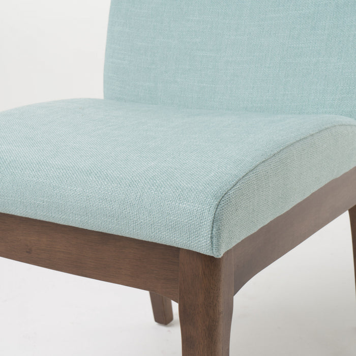 Lot De 2 Chaises De Salle À Manger Anastasia Avec Revêtement En Tissu -  Couleur Menthe