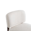 Coco Modern Boucle Lounge Chair with Solid Wood Frame, Beige | Coco Fauteuil de Salon Moderne en Bouclette avec Cadre en Bois Massif, Beige